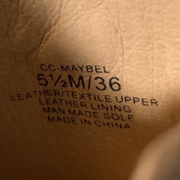 NWOB Corso Como Leather Maybel Block Heels Sz 5.5 - Picture 4 of 6